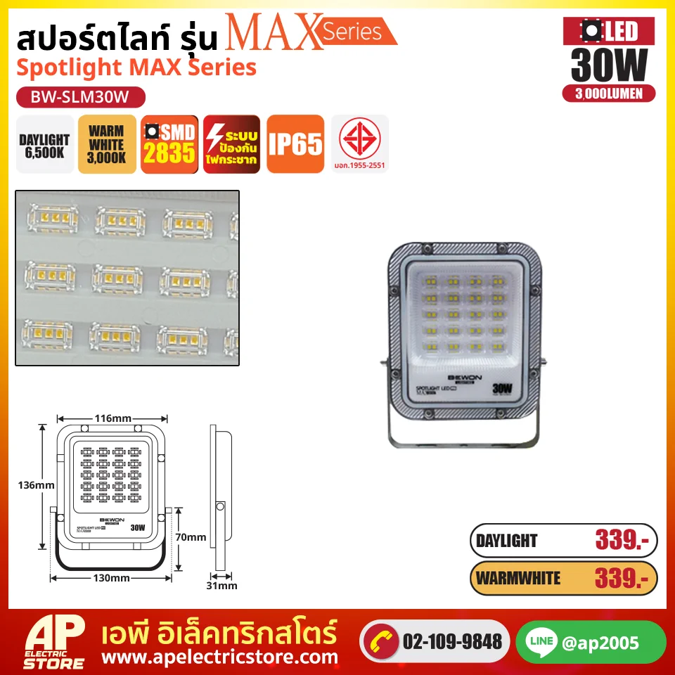BEWON Spotlight สปอร์ตไลท์ MAX
